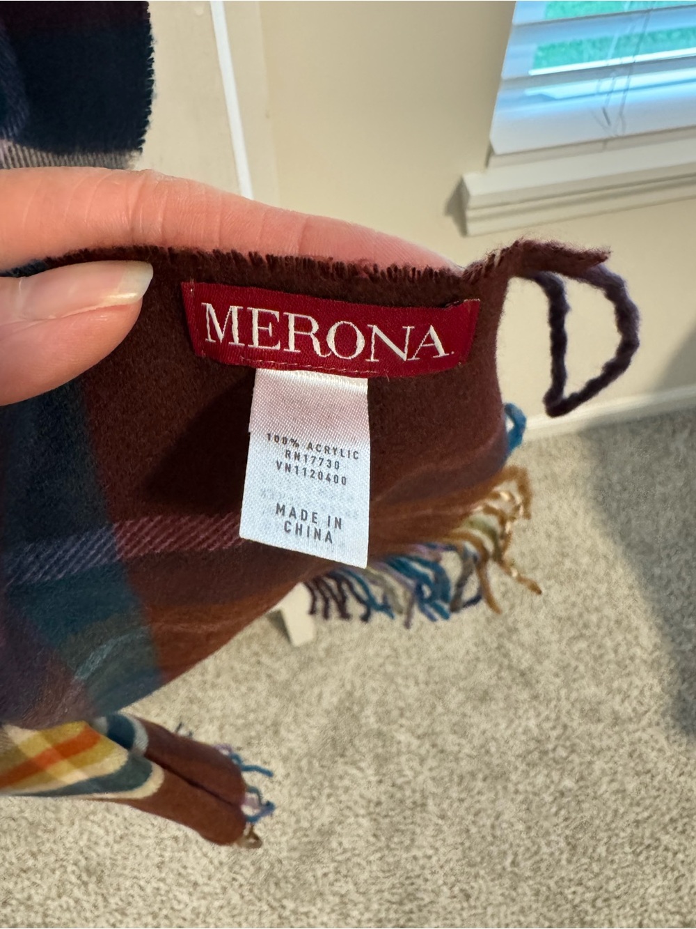 BNWOT Merona Multicolored Scarf